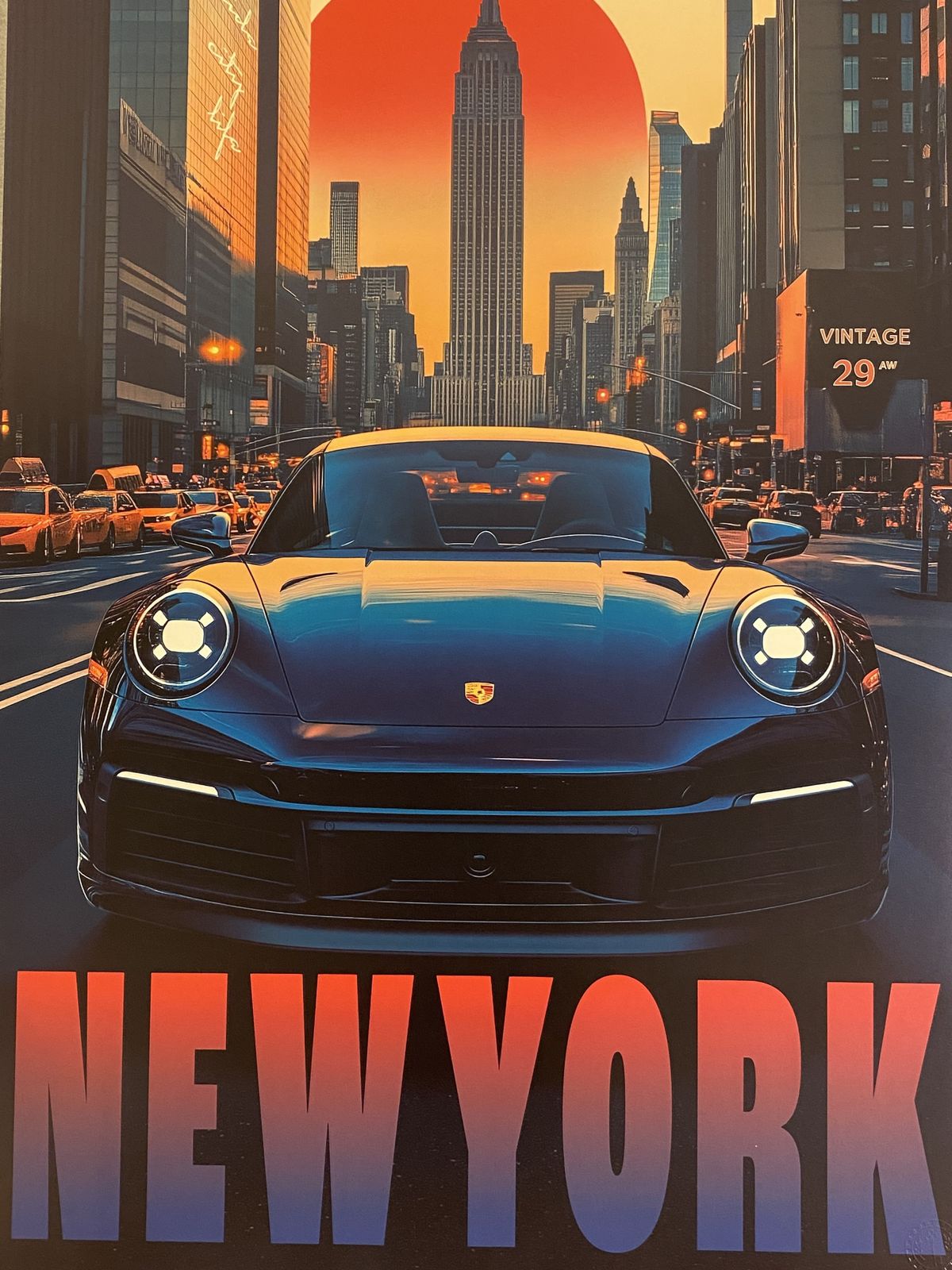Pollux, 2020s   New York   Original Poster Printed In Offset With Detached Screen photo furniture
