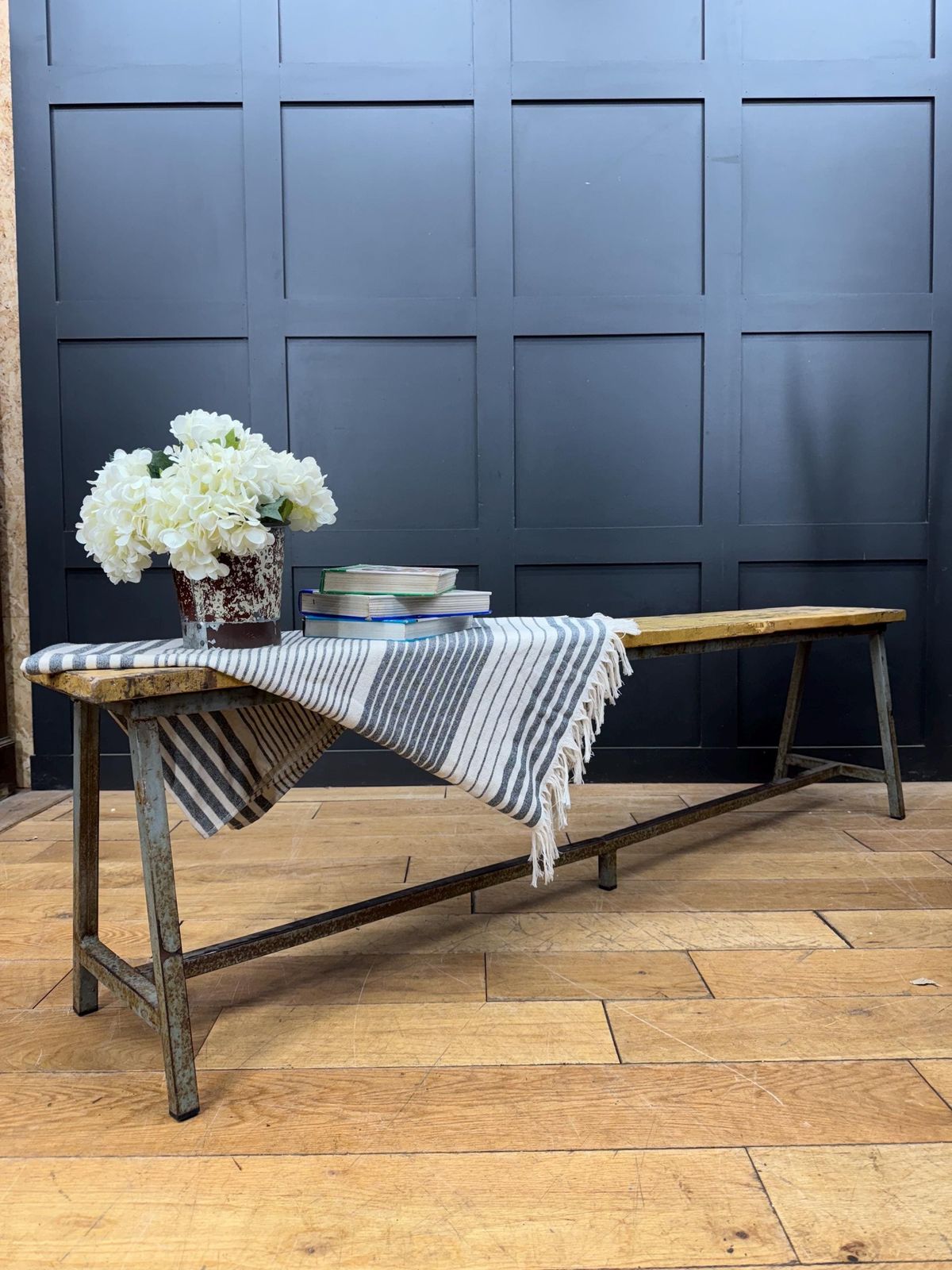 Vintage Bench Seat / Hallway Seat / Rustic Furniture / Kitchen / Dining Room / Seating / Window / Inside Or Outside / Home Or Garden D