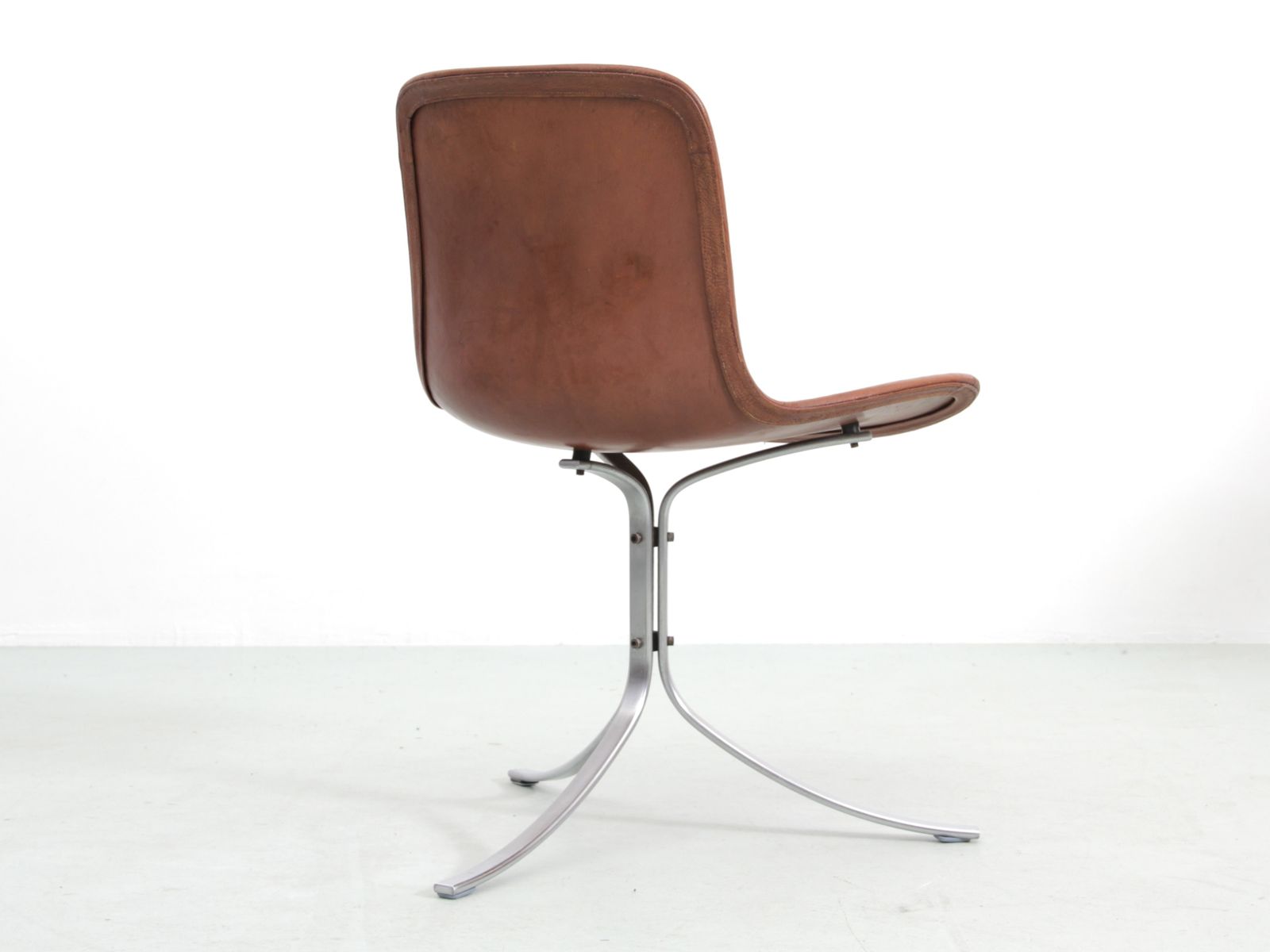Mid Century Modern Scandinavian Set Of 4 Chairs Pk 9 By Poul Kjaerholm For Kold Christensen photo Furniture