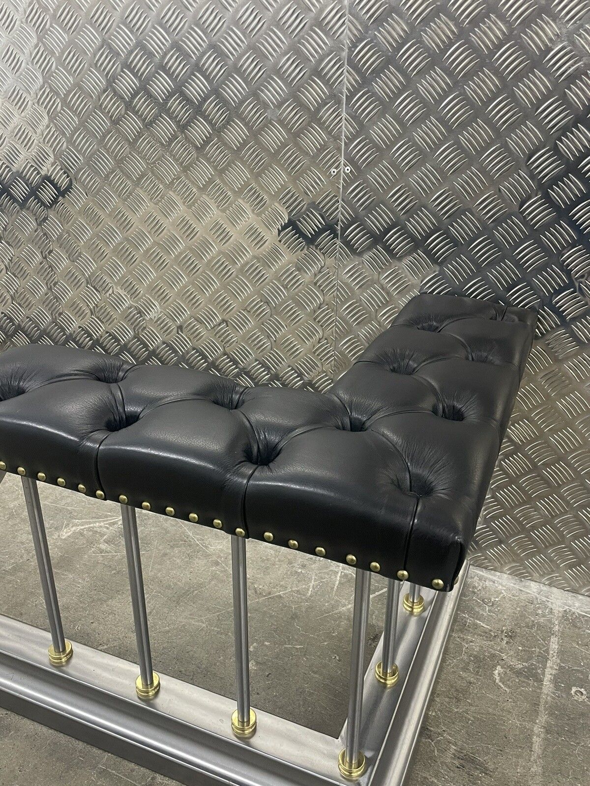 1795.0 Club Fender Fireside Seat Fire Fender Leather Top Delivery  🚚 Avail photo