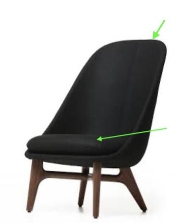 photo furniture 2x De La Espada Solo Lounge Chairs By Neri & Hu