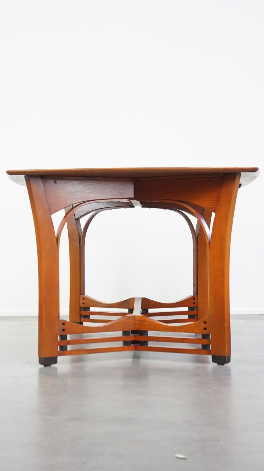 Very Nice 4 To 6 Person Art Nouveau Design Dining Table From Schuitema With Beautiful Details photo for sale