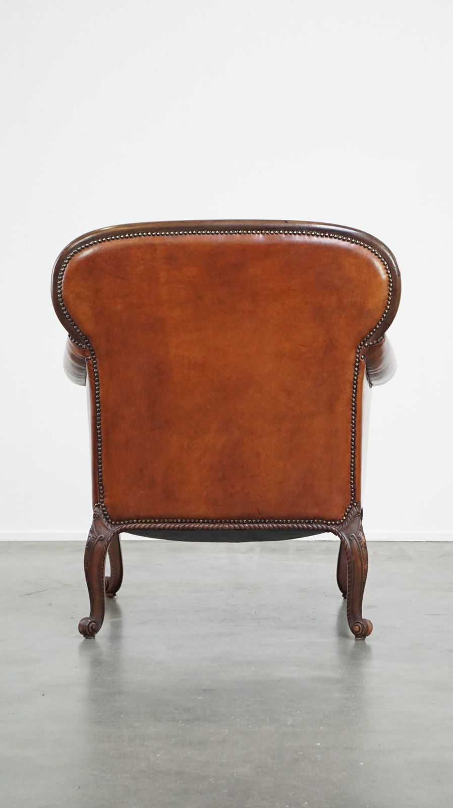 Fully Restored Antique Sheepskin Armchair photo Furniture