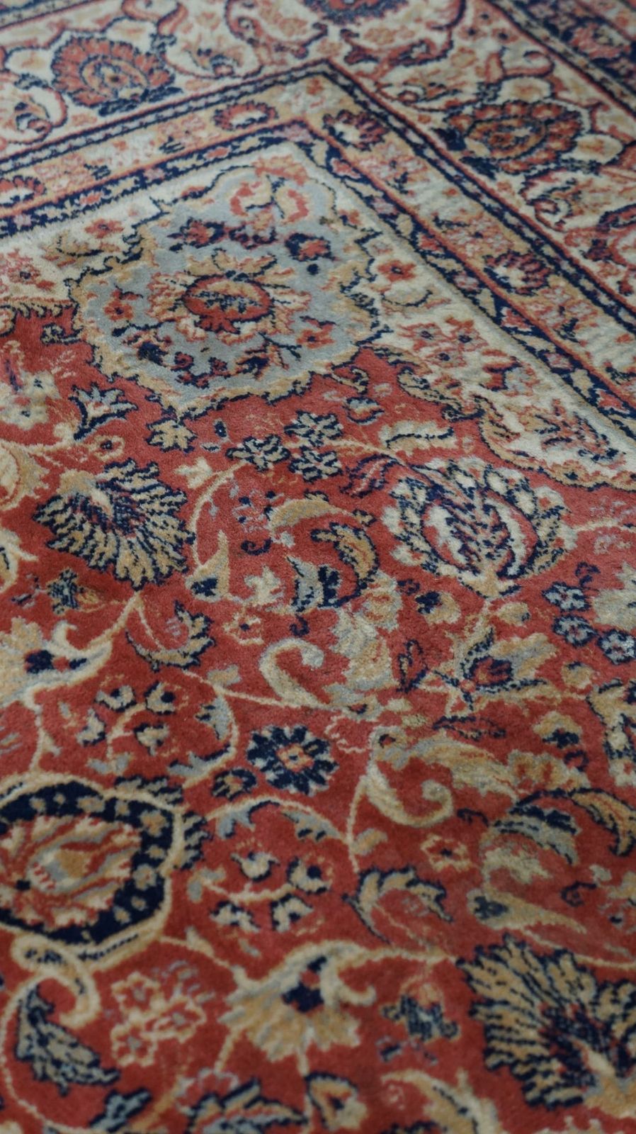 Beautiful Oriental Rug With Cream, Blue, Red And Pink, 246x172cm photo 303.32399999999996