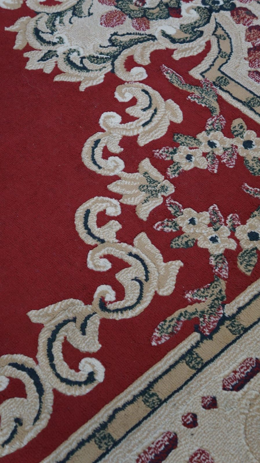 Oosters Tapijt In Rood, Beige En Groen, 267 X 180 Cm photo 323.9067