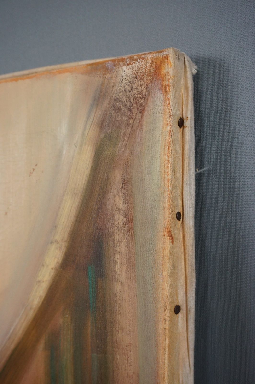 Set Of Large Paintings, Torso On Canvas, Greek Representation photo buy