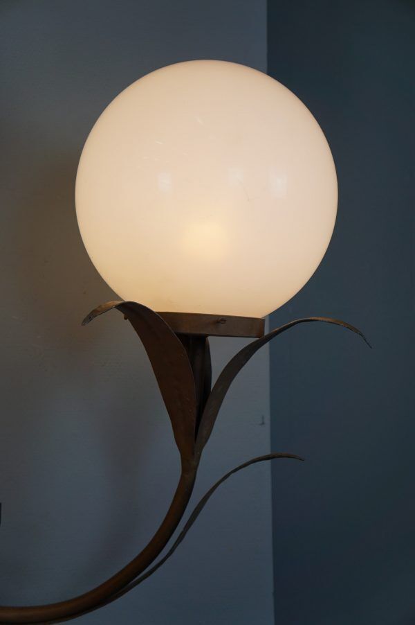 Unieke En Zeer Grote Vintage Hollywood Regency Wandlamp, Jaren 70 photo vintage