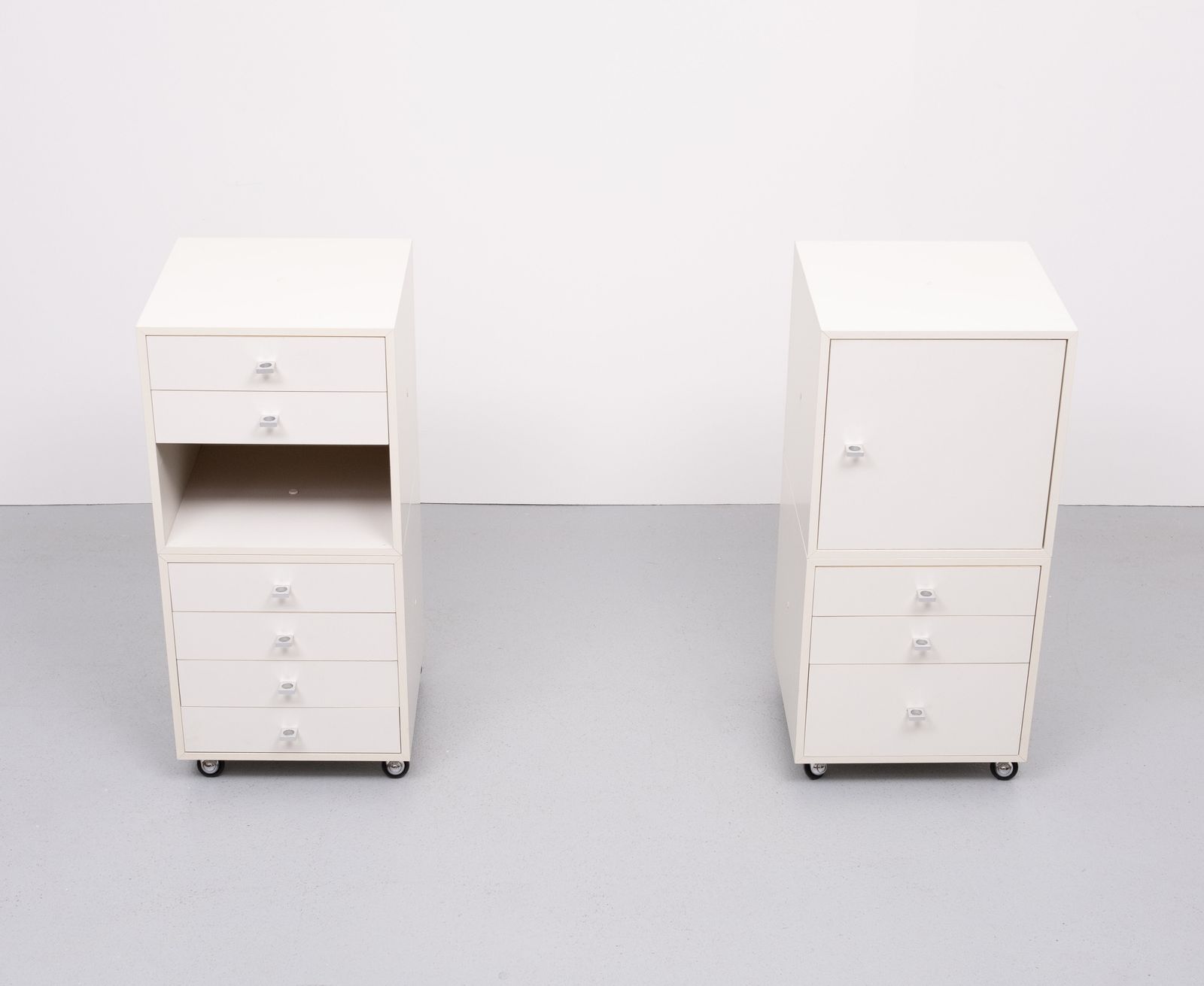 Pair Of Q Bus Cabinets By Cees Braakman For Pastoe, 1960s photo for sale
