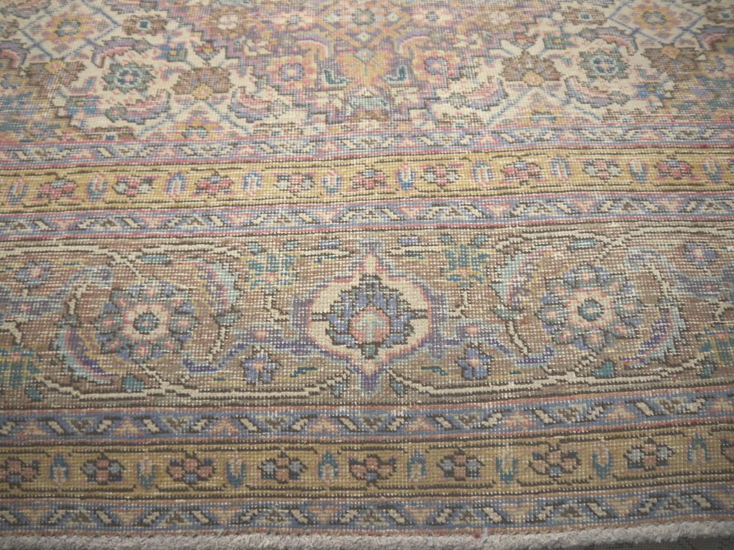 Vintage Rug | Muted Area Carpet | 11.6 X 8.2 Ft | 360 X 250 Cm photo vinterior