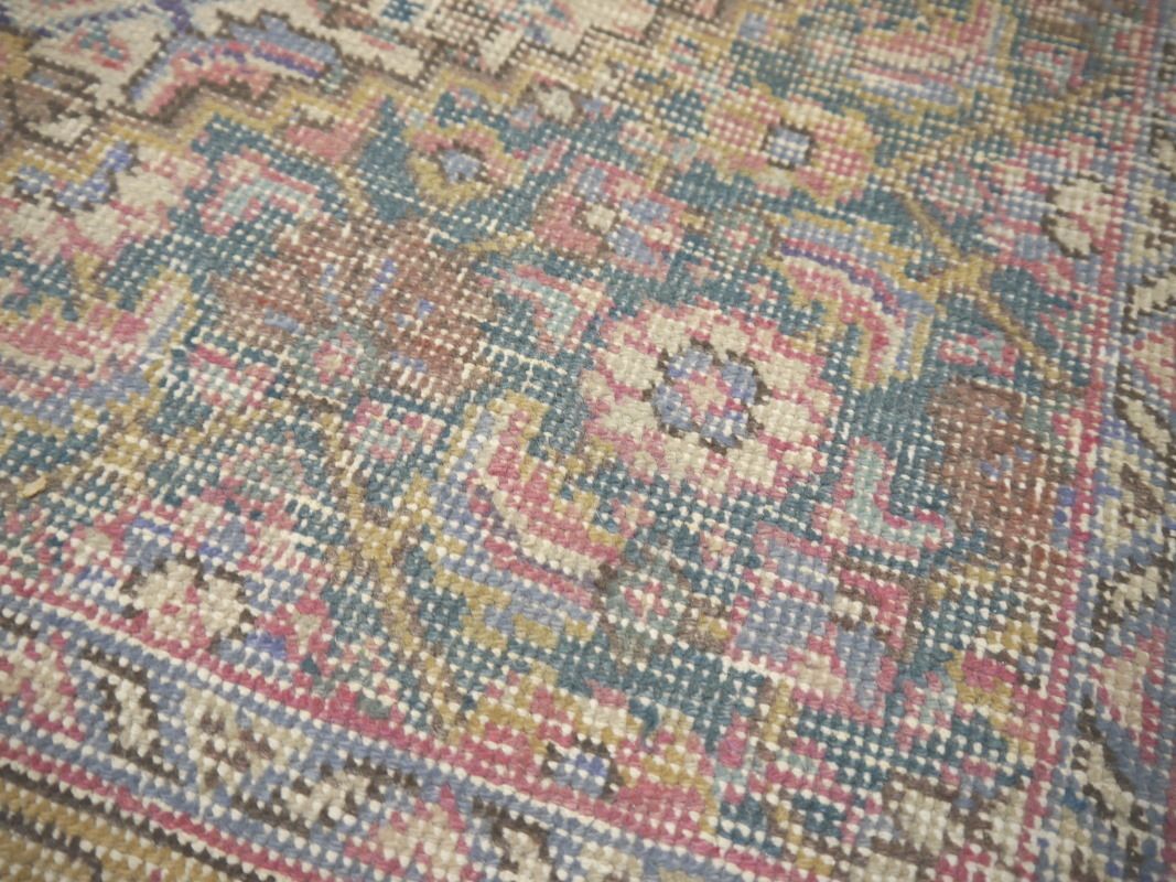 Textiles Vintage Rug | Muted Area Carpet | 11.6 X 8.2 Ft | 360 X 250 Cm photo
