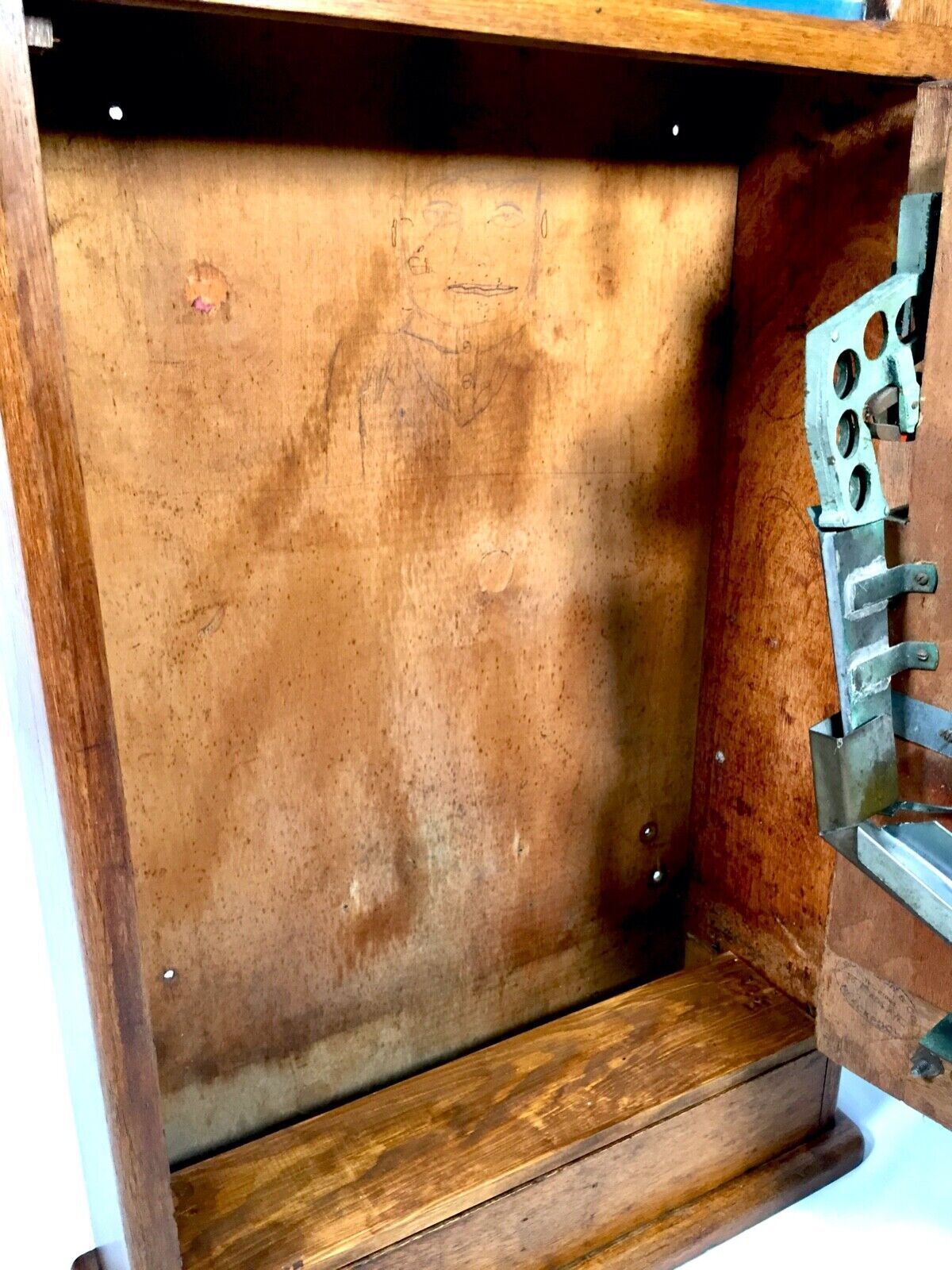 photo for sale Antique 1950s Oliver Whales Penny Points Arcade Coin Operated Machine Working