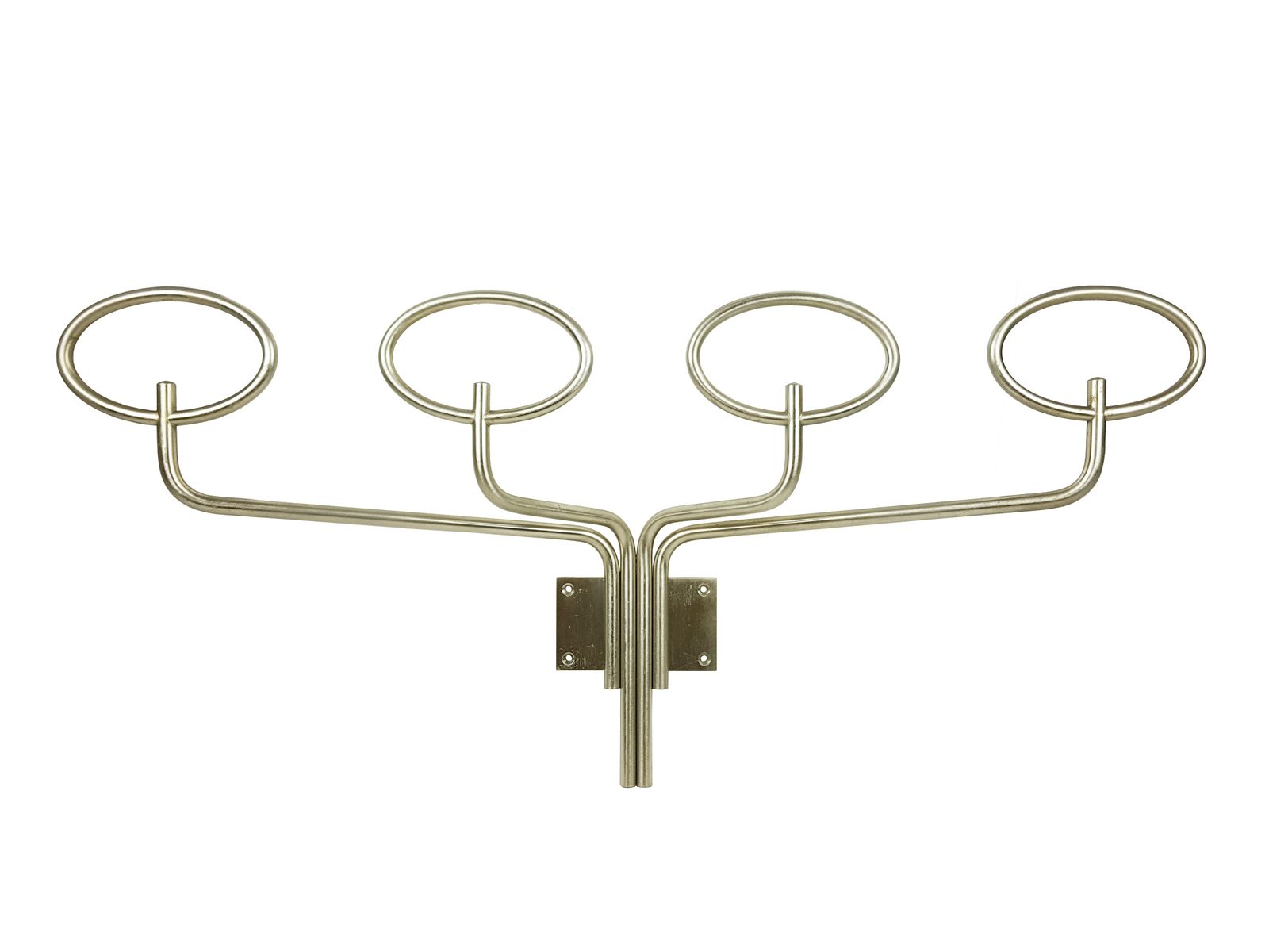 Clitoquattro Coat Rack In Nickel Plated Metal By Sergio Mazza For Artemide, 1970s