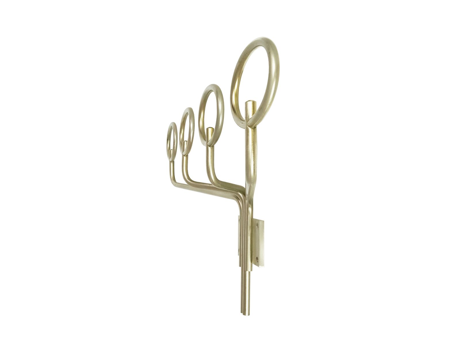 Clitoquattro Coat Rack In Nickel Plated Metal By Sergio Mazza For Artemide, 1970s photo vinterior