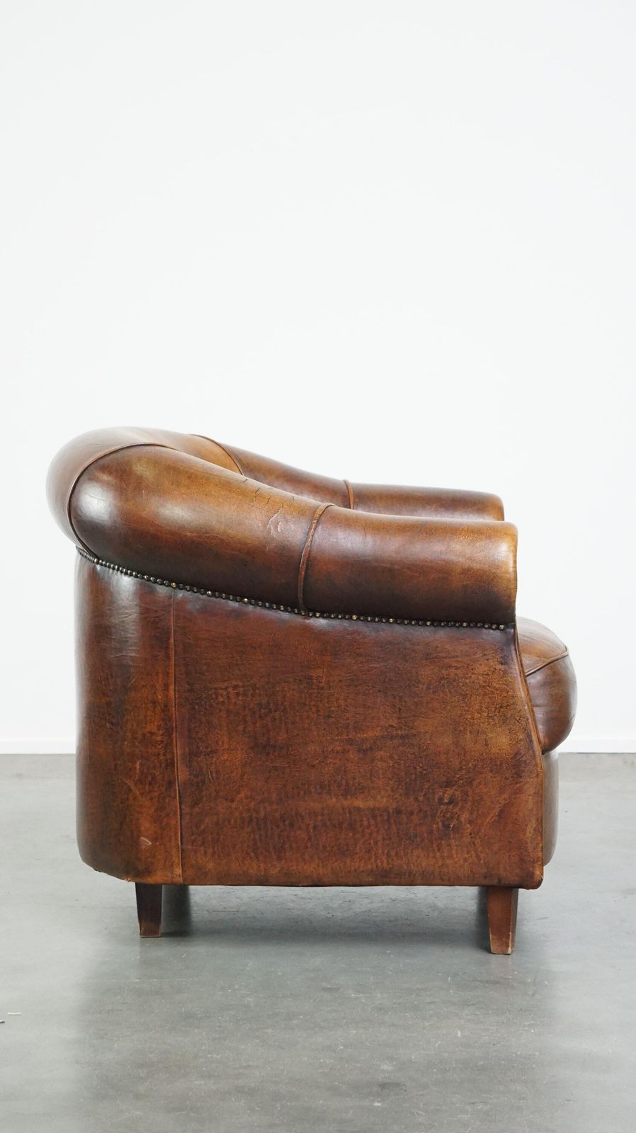 Sheepskin Club Chair With Beautiful Colours And Correct Seating Comfort photo for sale