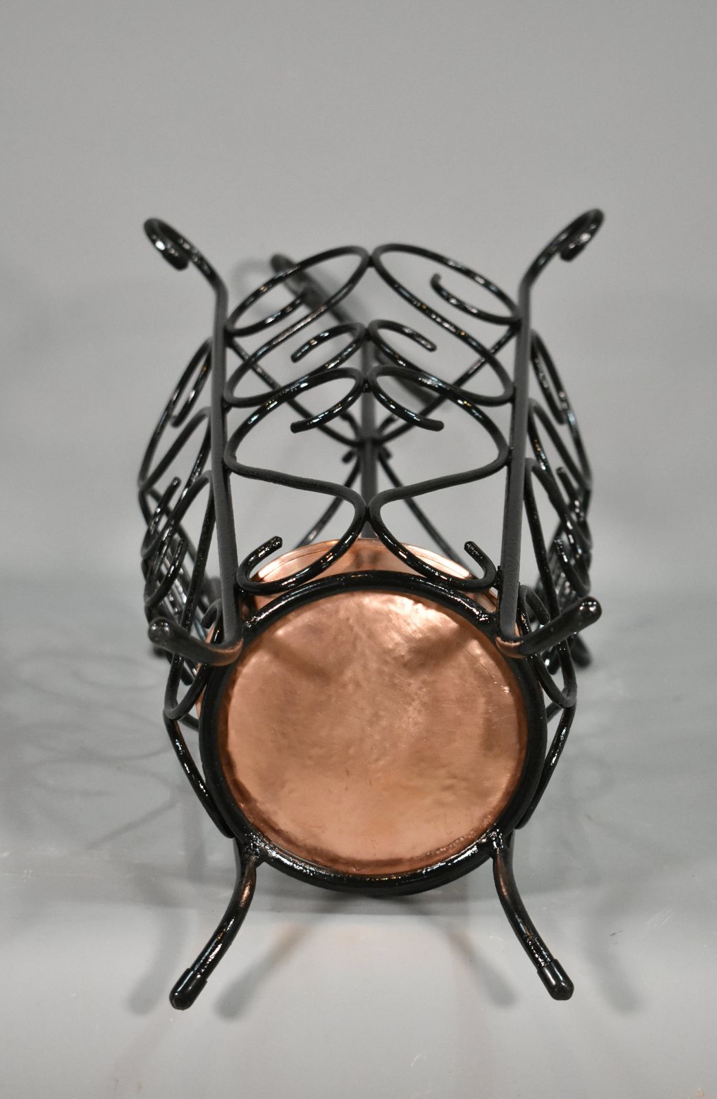 photo vinterior French Umbrella Stand In Wrought Iron 1950s