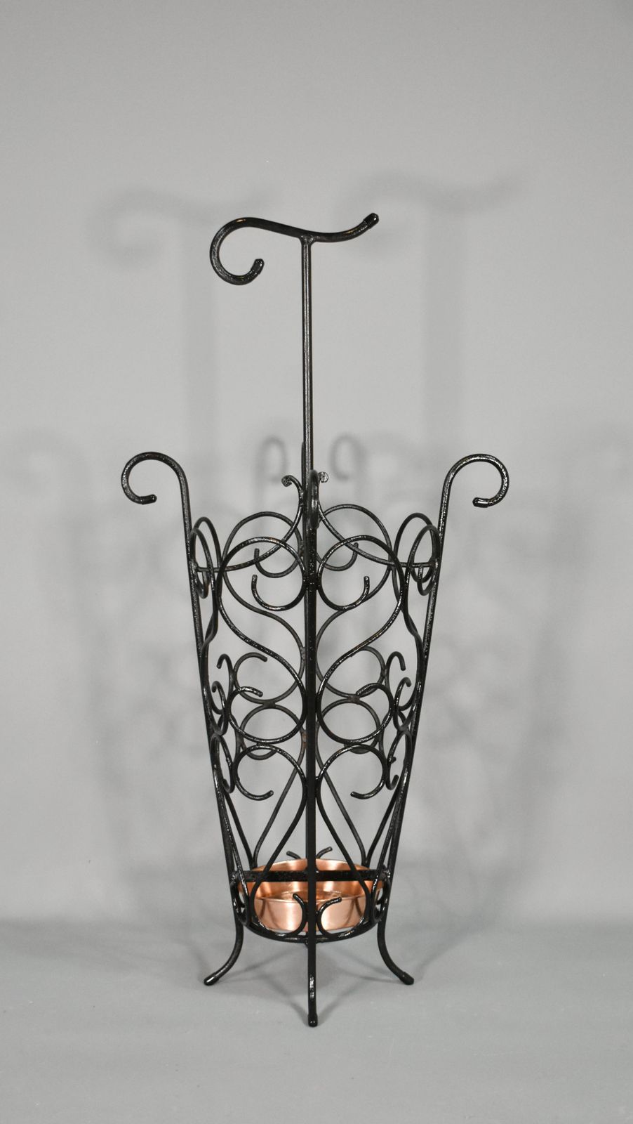 French Umbrella Stand In Wrought Iron 1950s photo furniture