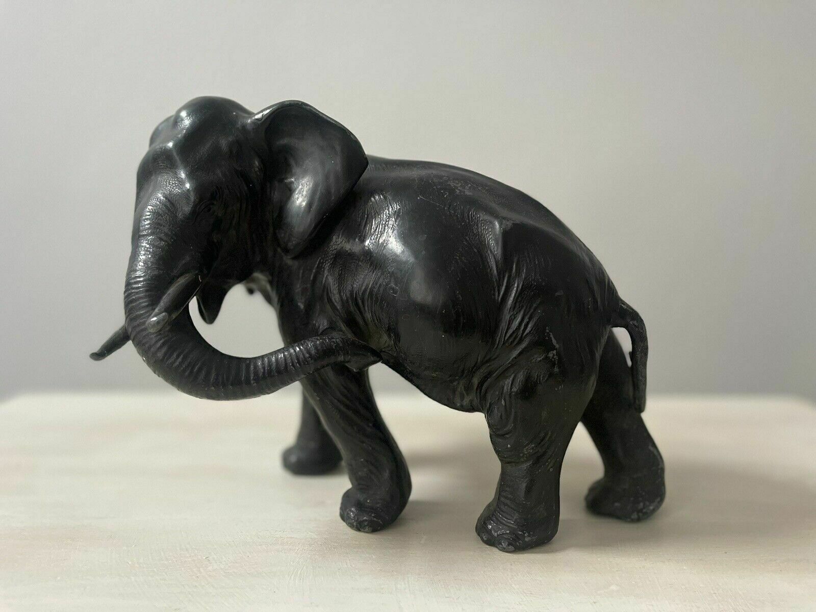 A Japanese Meiji Period (1868 1912) Spelter Model Of An Elephant