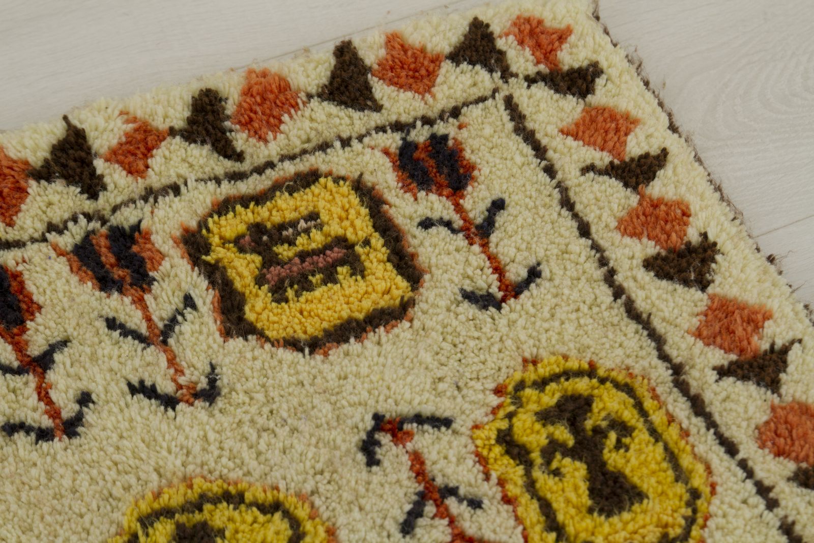 Vintage Wall Tapestry, Hand Knotted, 1960s photo vinterior
