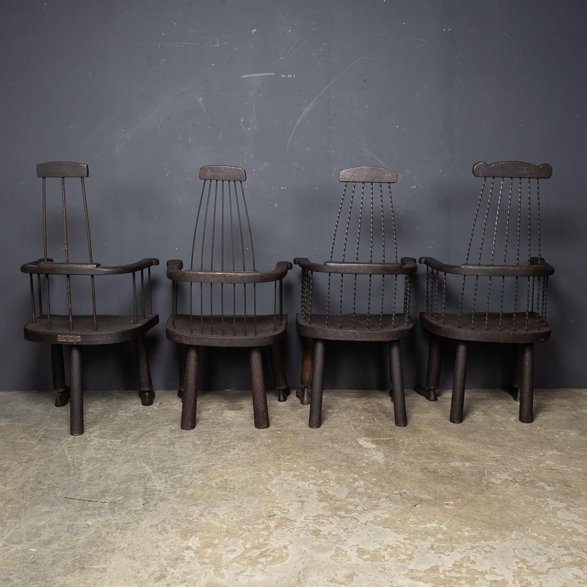 Modern 21st Century Set Of Four Chairs By Martin Scorey C.2000 photo vinterior