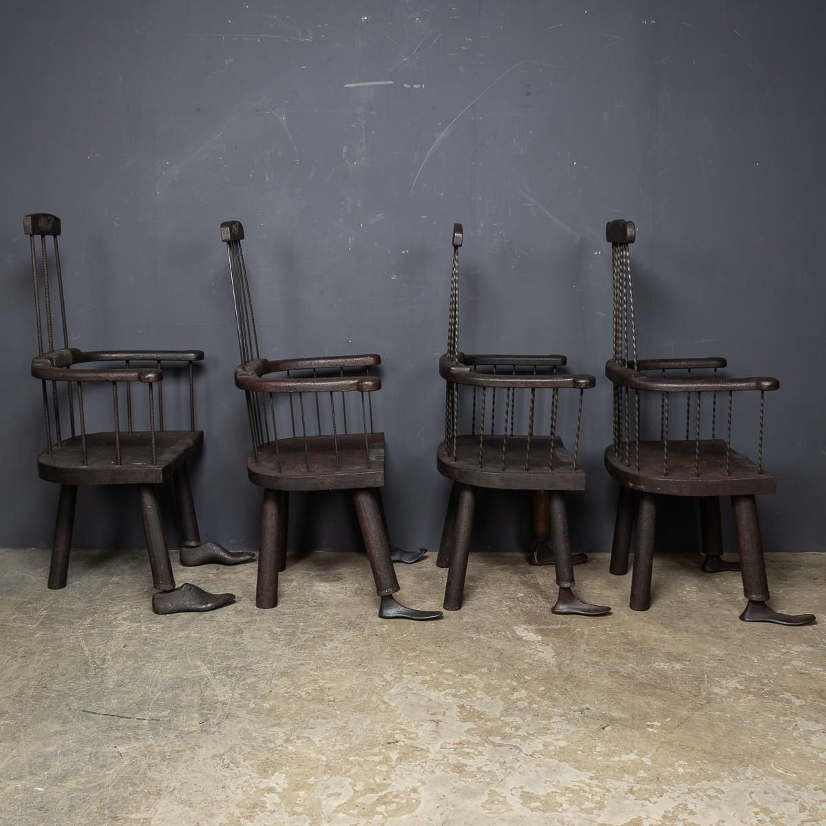 Modern 21st Century Set Of Four Chairs By Martin Scorey C.2000 photo buy