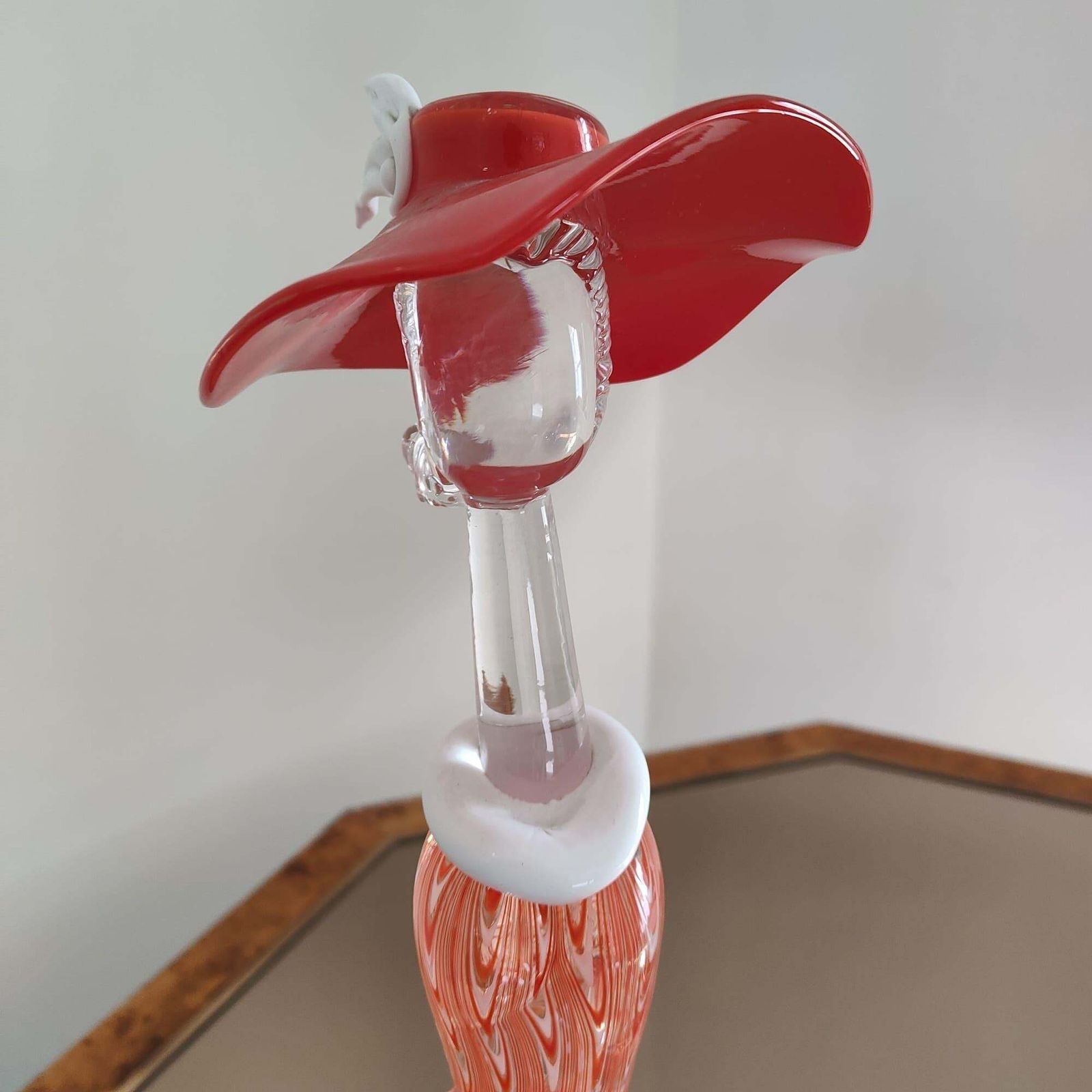 Mid Century Modern Murano Art Glass Woman Sculpture By Licio Zanetti Italy 1970 photo vinterior