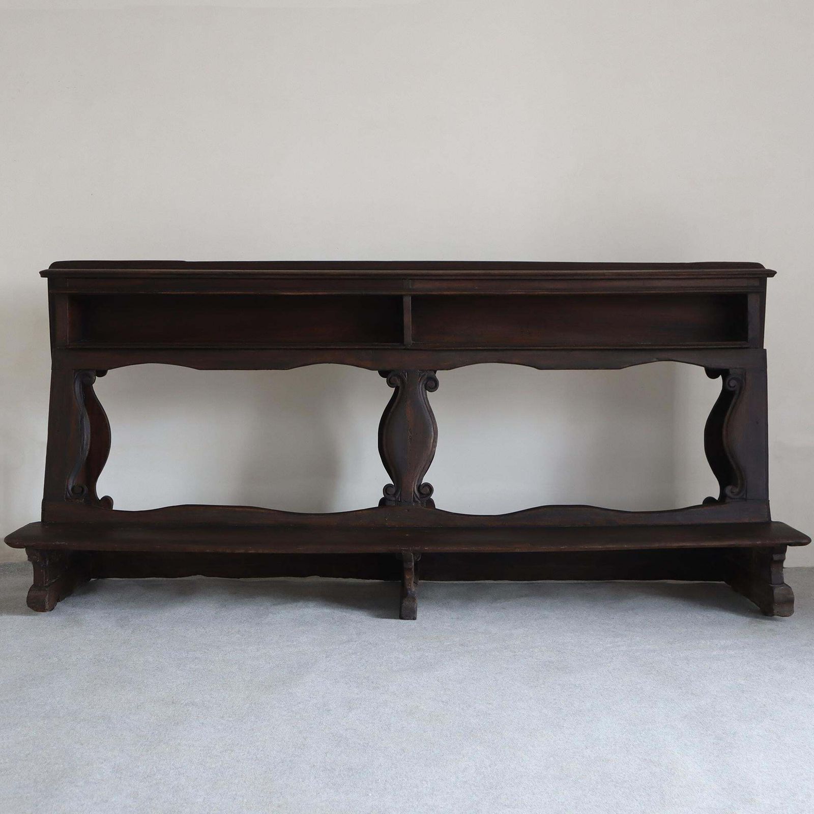 18th Century Walnut Prayer Kneeler From The Collection Of Italian Prince photo furniture