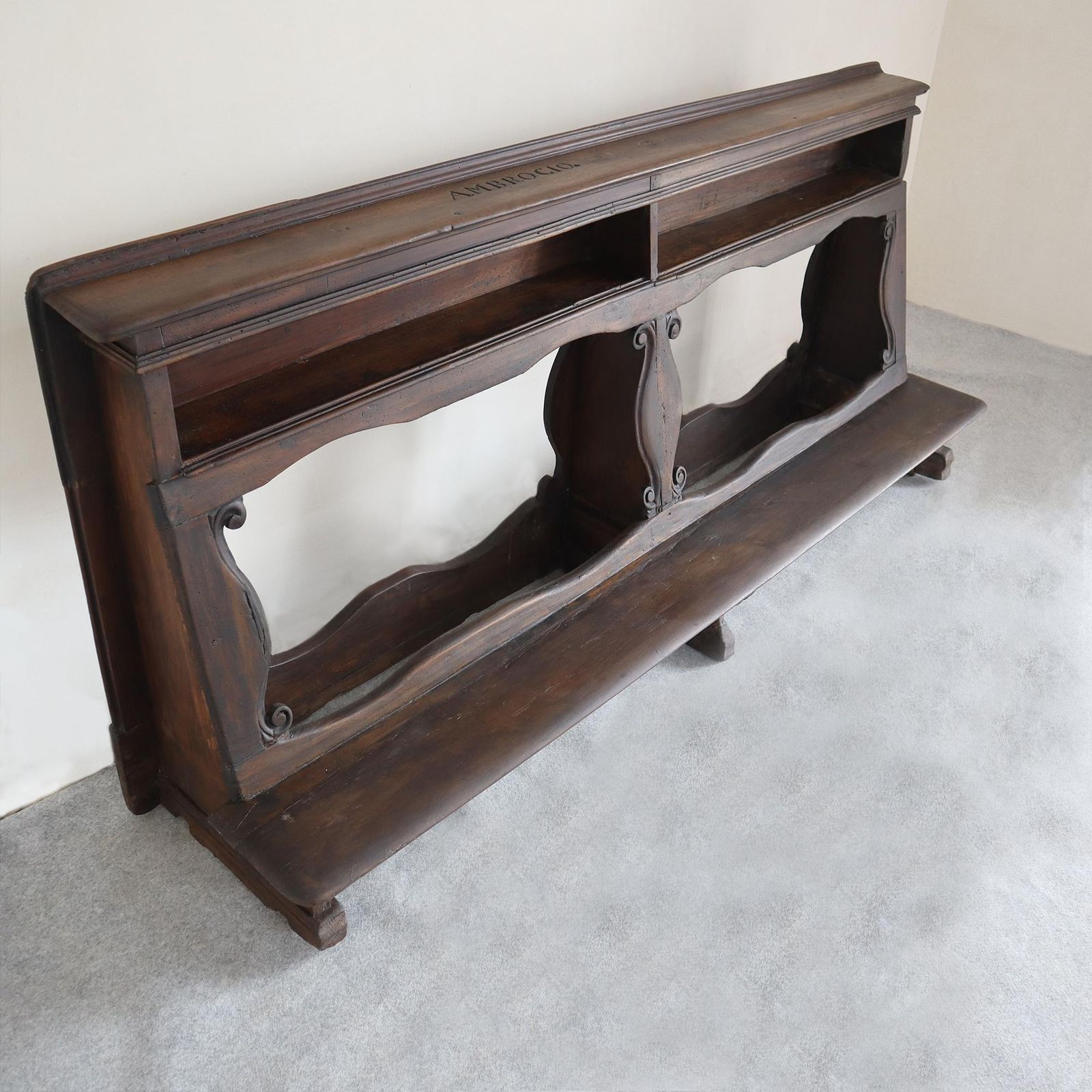 18th Century Walnut Prayer Kneeler From The Collection Of Italian Prince photo buy