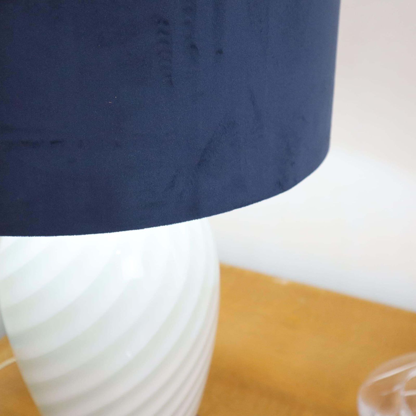 Italian Murano Glass Brass Table Lamp By Tommaso Barbi, 1970s photo for sale