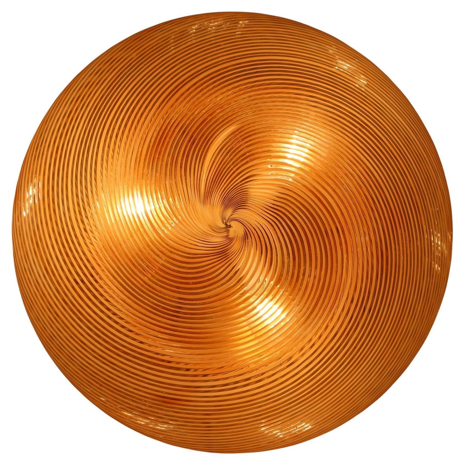 Mid Century Modern Murano Glass "Filigrana" Wall Light Sconce Venini Italy 1950