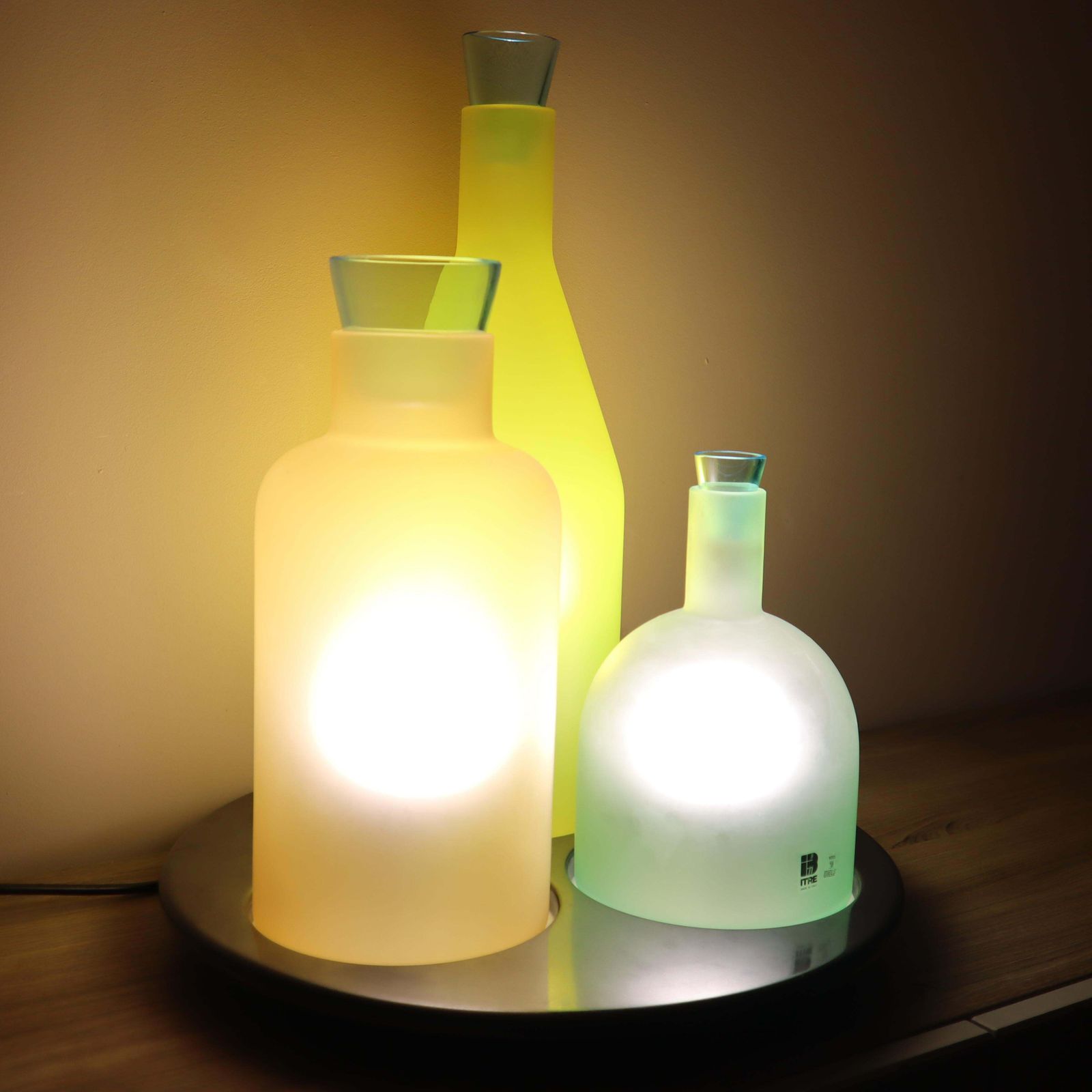 1856.0 Murano Glass Lamp "Bacco 1 2 3" By Gido Rasati For Itre, Italy 1980s photo