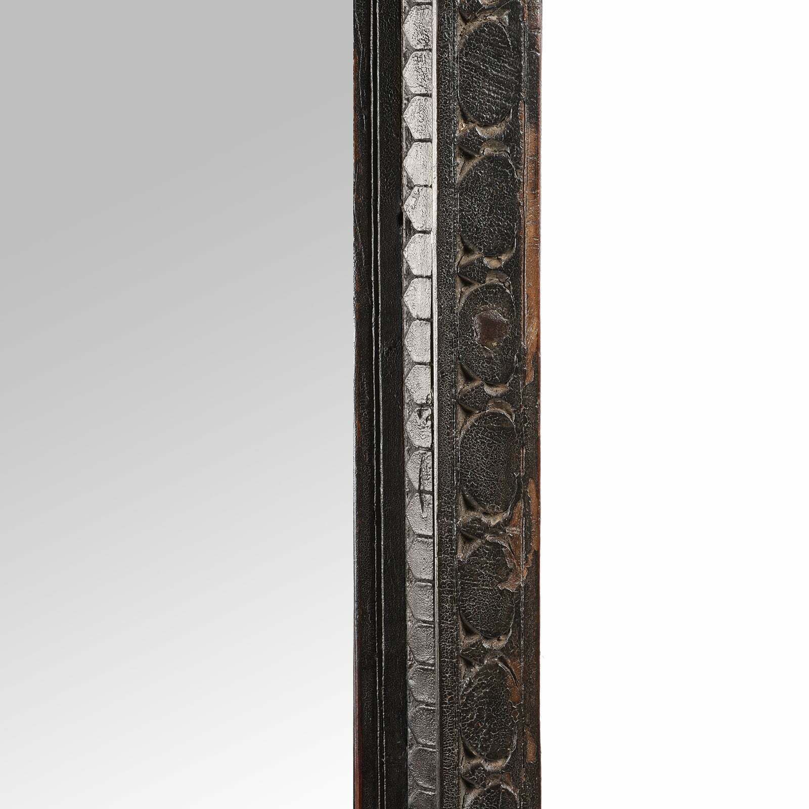 Antique Indian Floor Mirror From Nagaur, Ca 1900 photo 1095.0