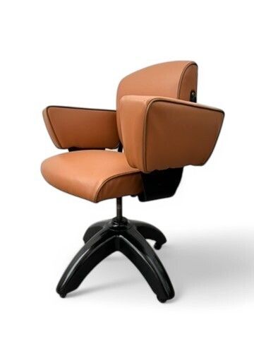 Tansad De Luxe V.26 Brown Leatherette Office Chair photo vintage