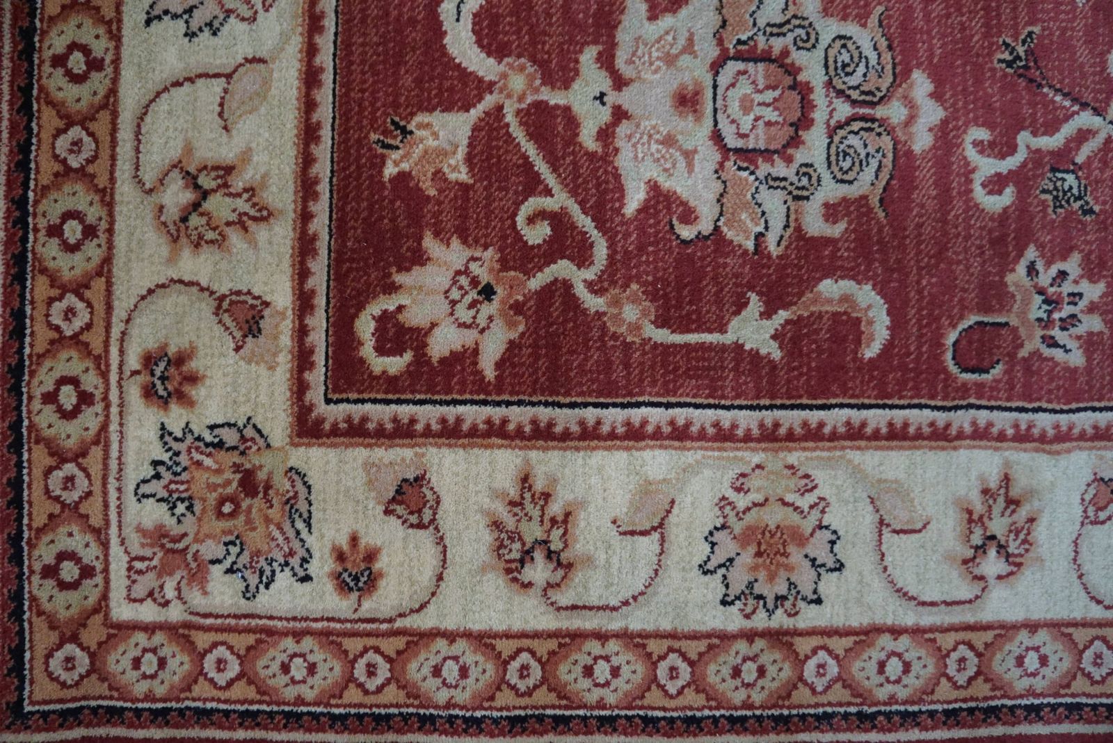 Warm Rug With Red And Yellow Tones Made Of Sheep's Wool, 325 X 170 Cm photo 319.57349999999997