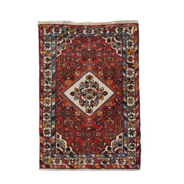 Hand Knotted Carpet/Rug With Tassels And Very Beautiful Pattern And Colors, 167 X 106 Cm