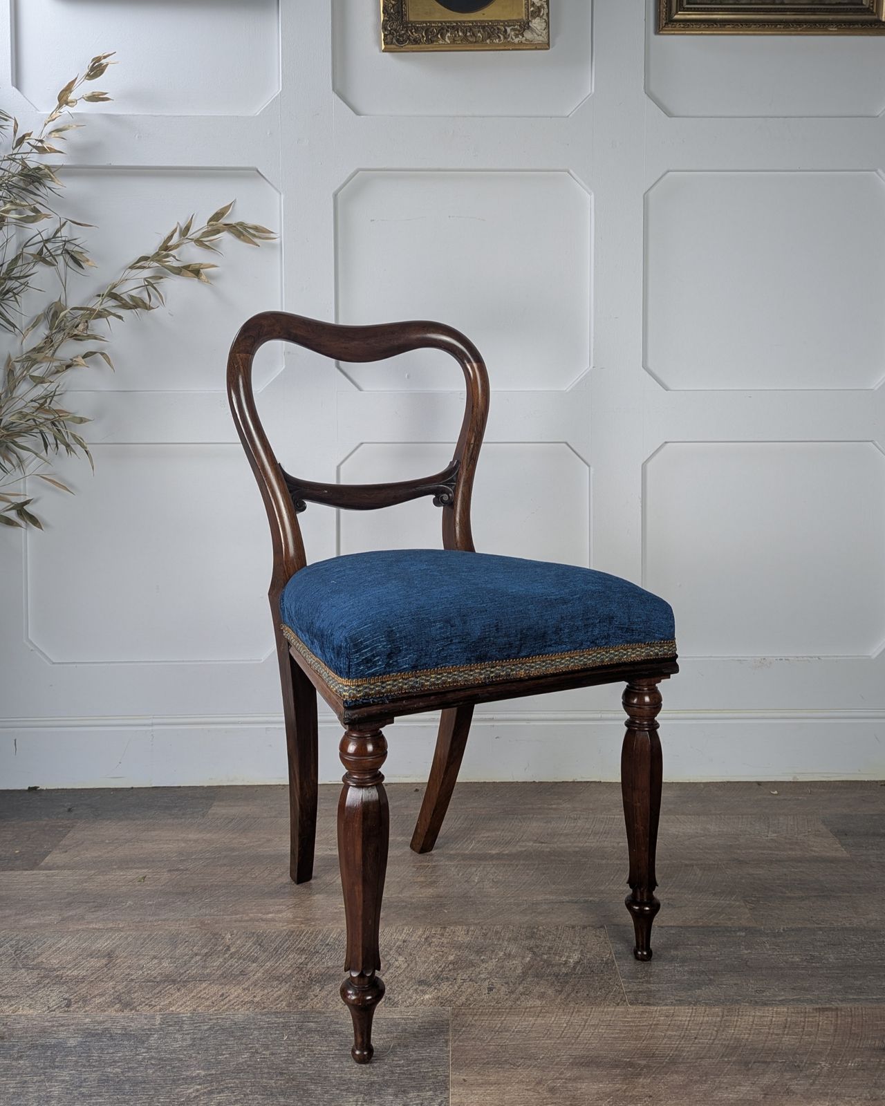 Victorian Rosewood Kidney Back Chair photo for sale