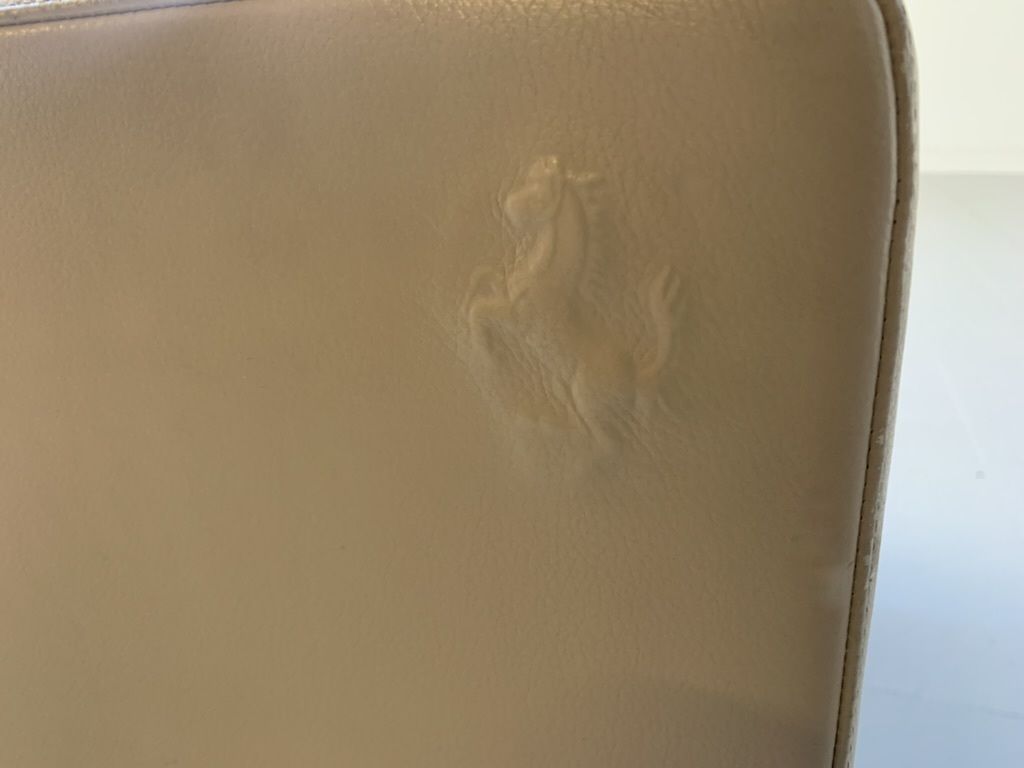photo vintage Pair Of Poltrona Frau For Ferrari “Kennedee” Armchairs – In “Pelle Frau Sc” Leather