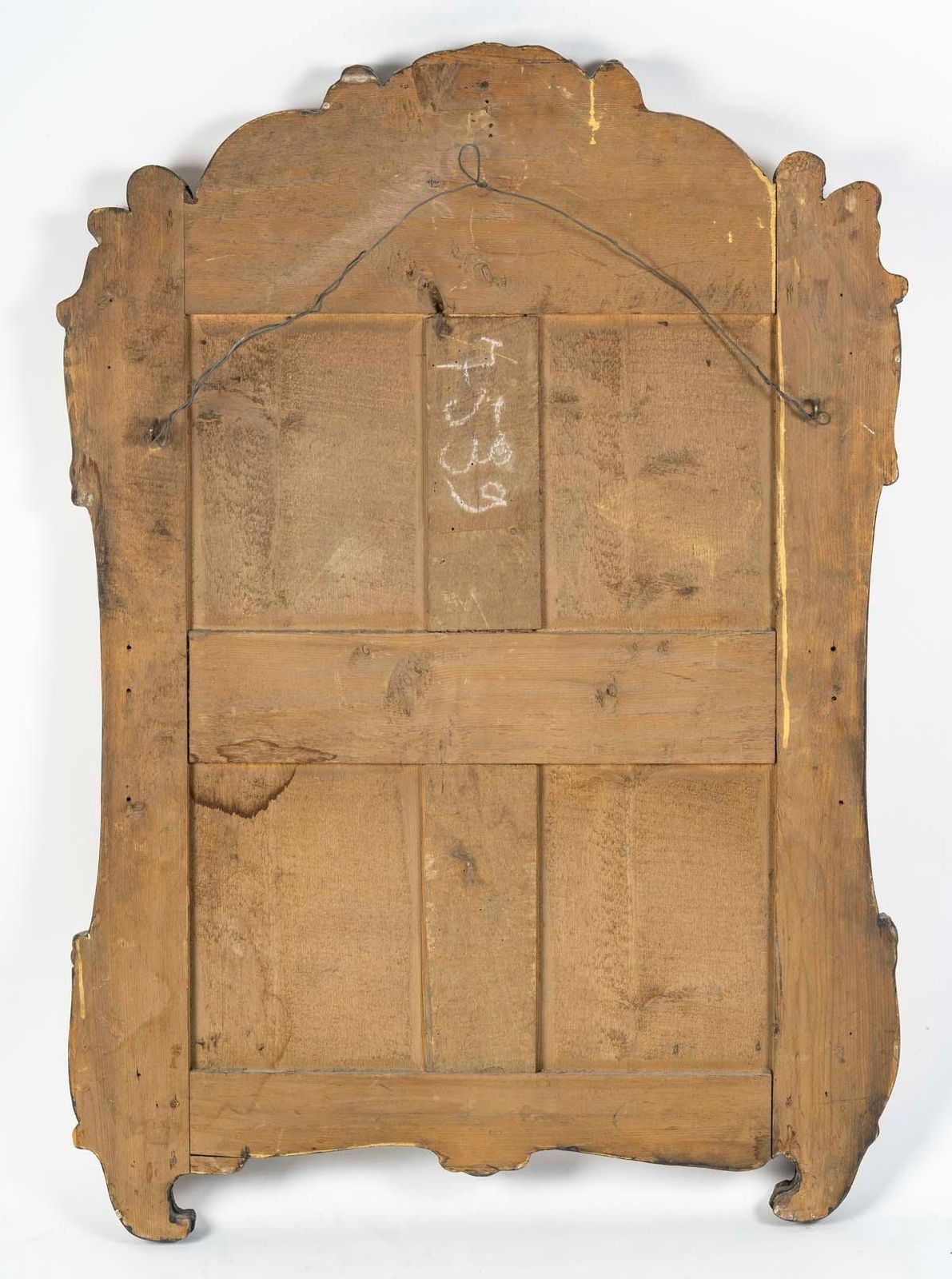 Carved And Gilded Wood Mirror In The Louis XV Style, 19th Century. photo vinterior