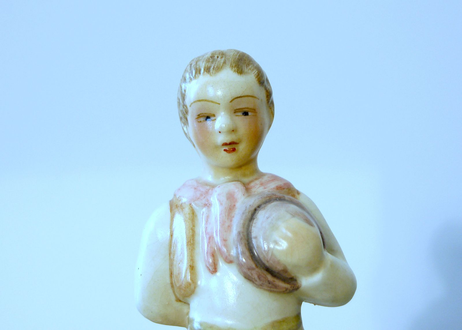 Preciosa Torino Pair Of Majolica Figurines / Italy 1940 Ca photo furniture