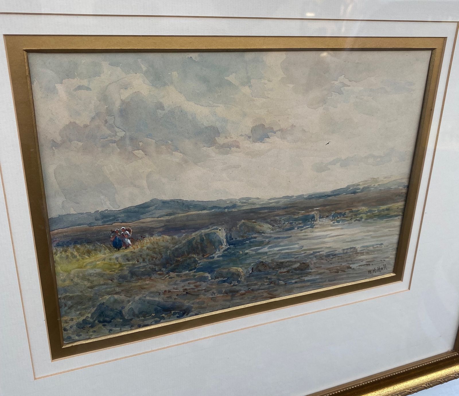 Welsh Landscape Watercolour photo furniture