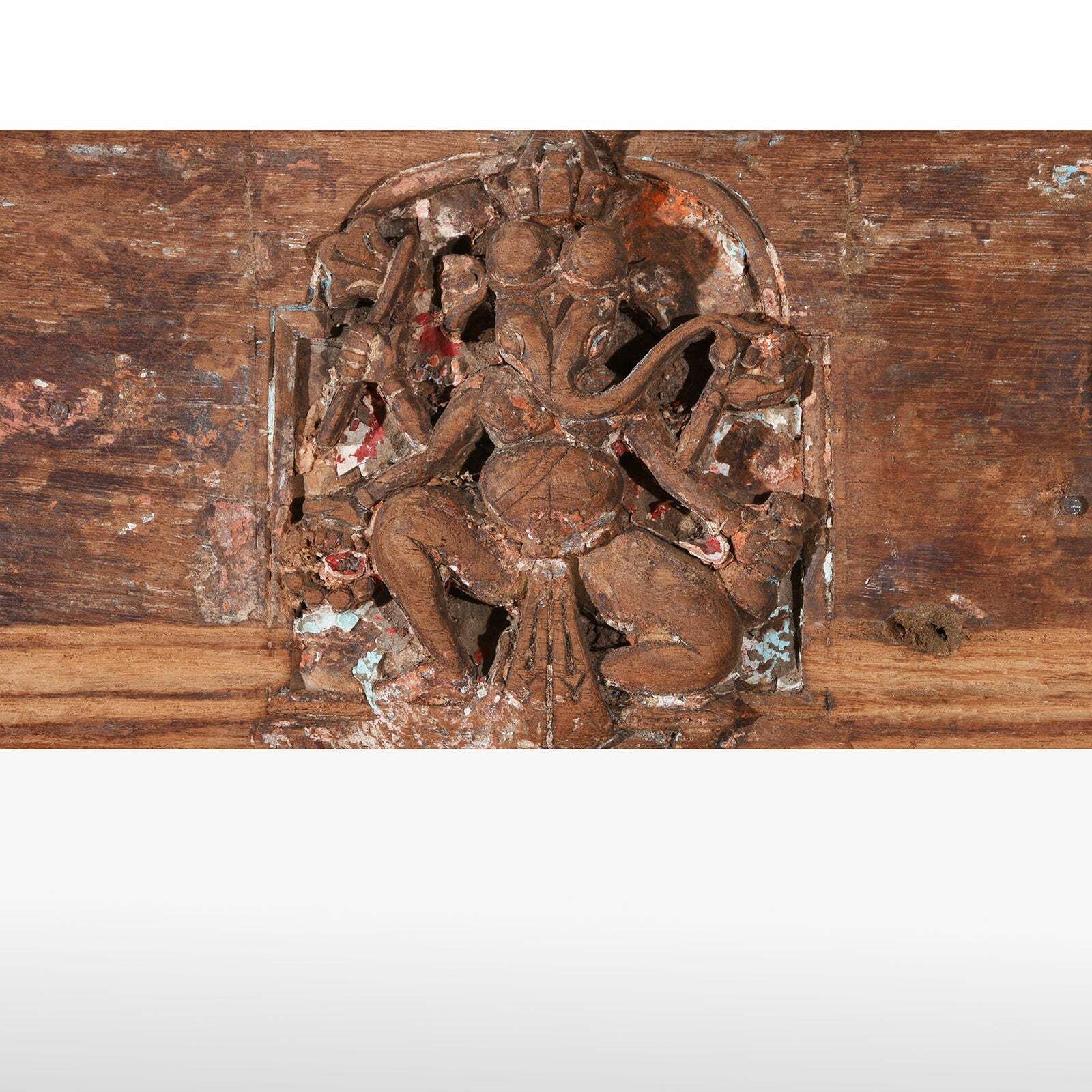 Antique Indian Large Carved Mirror, Early 19th Century photo 2350.0