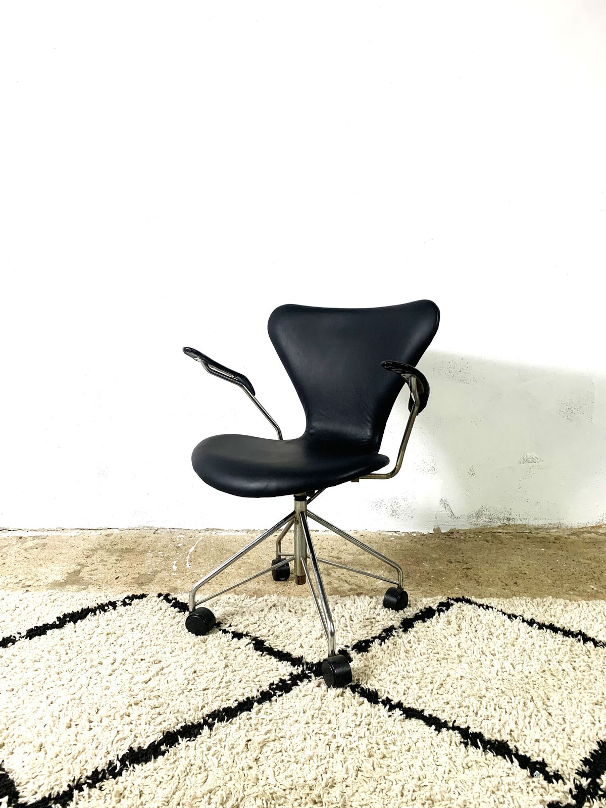 Seven Office Chair By Arne Jacobsen For Fritz Hansen, Denmark, 1960s