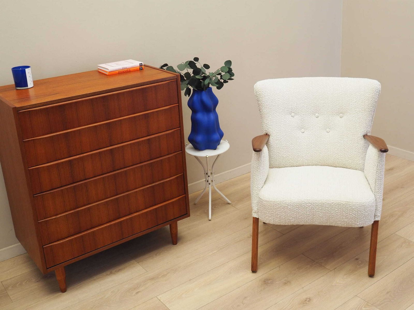 Cream Armchair, Danish Design, 1970s, Production: Denmark photo Furniture