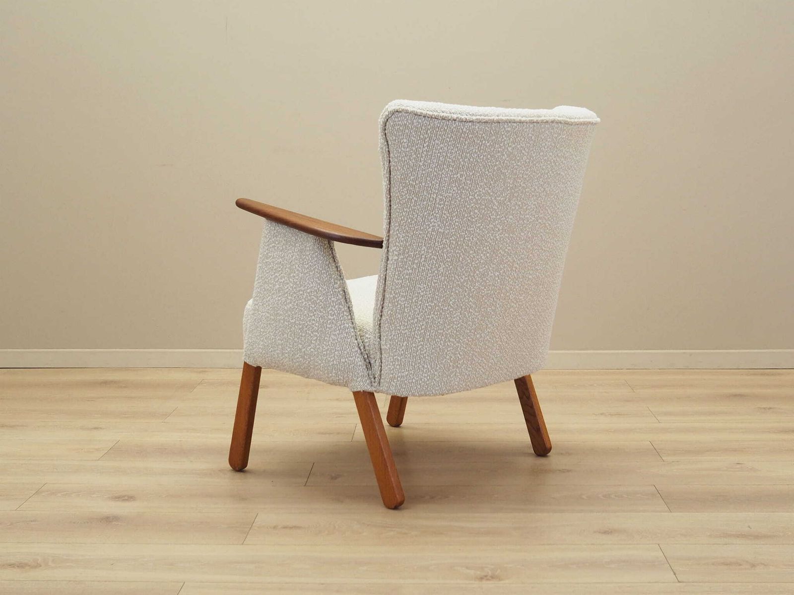 Cream Armchair, Danish Design, 1970s, Production: Denmark photo vintage