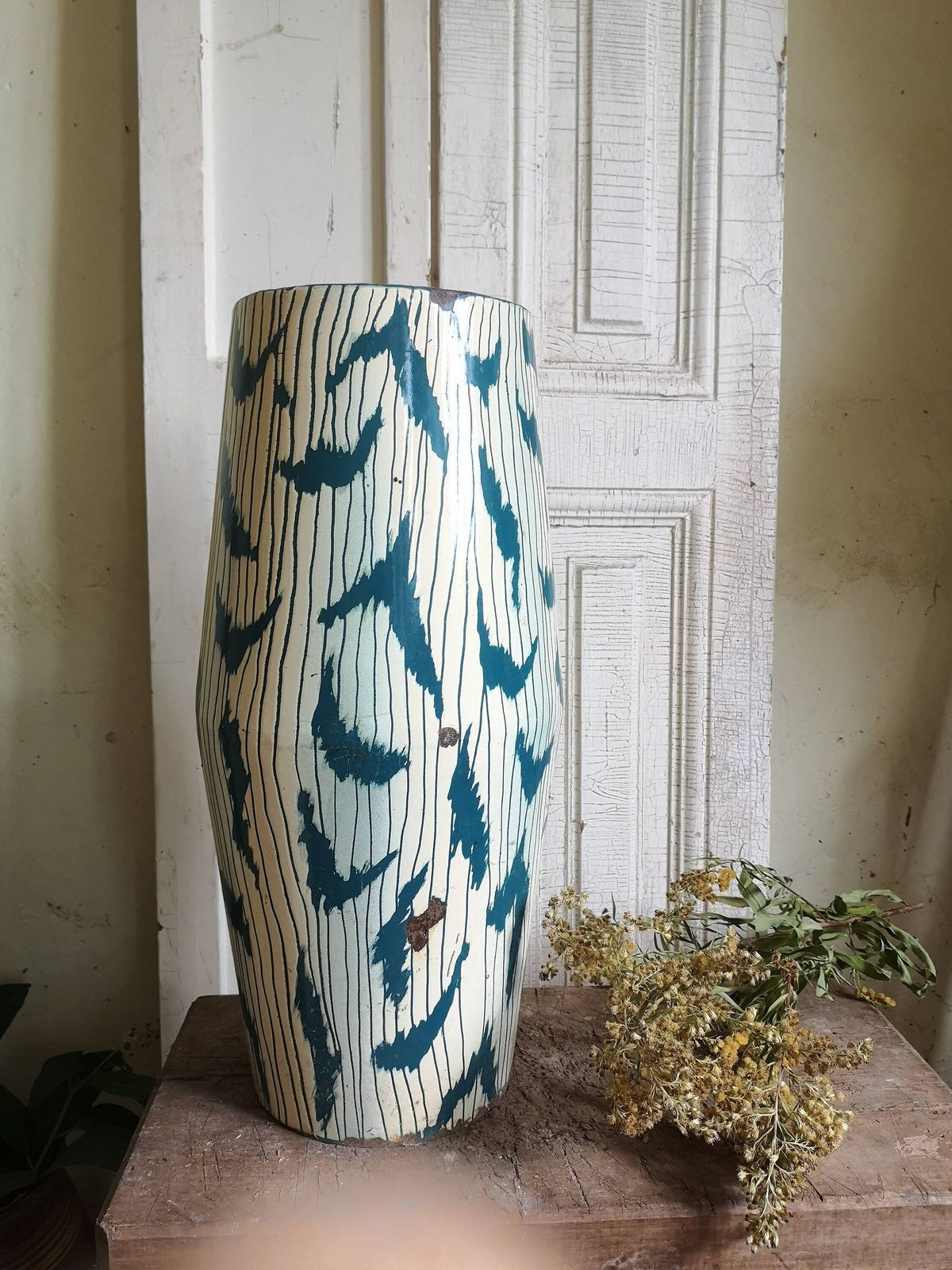 Discover A Unique Hungarian Handmade Metal Flower Vase: Mid Century Beauty With Rich History And Character, A Rare Find From Budapest