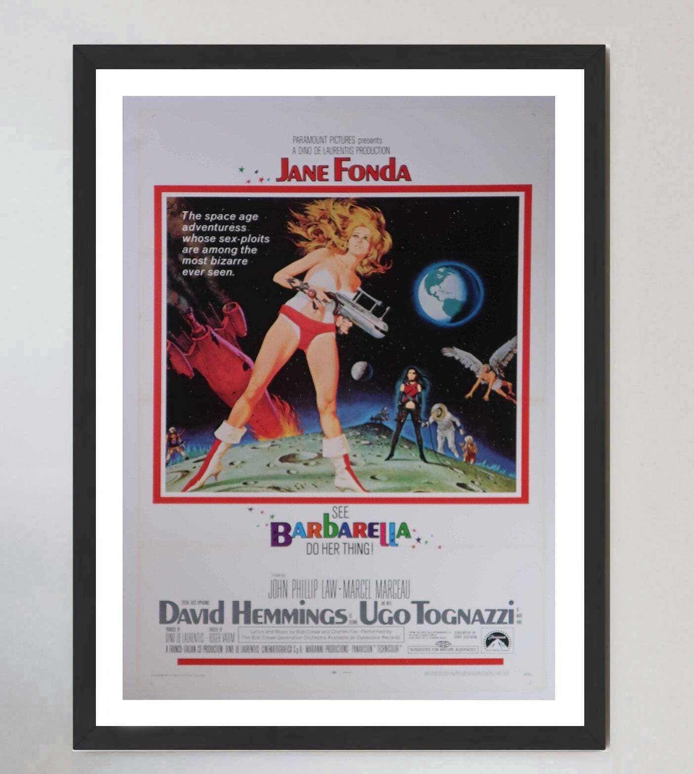 Barbarella  Original Vintage Poster photo furniture