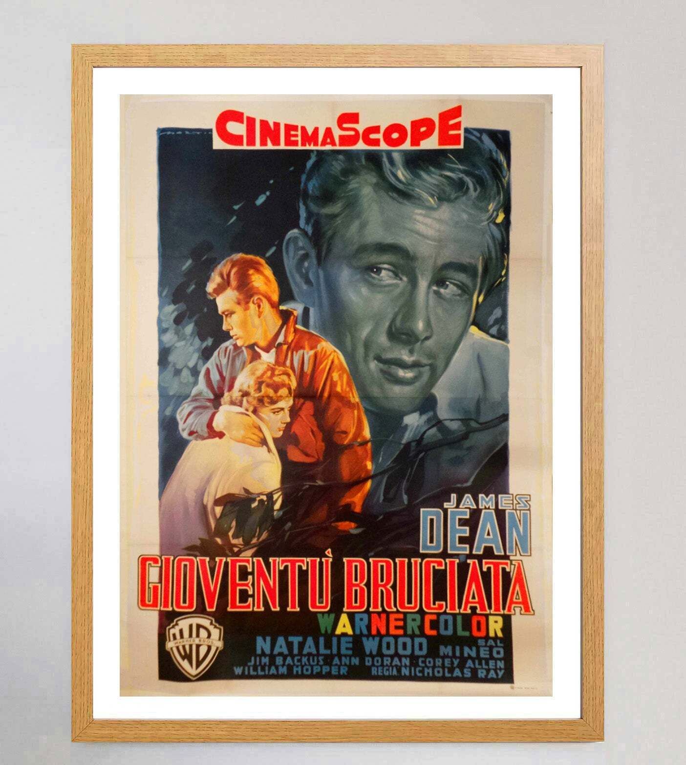 Rebel Without A Cause (Italian)  Original Vintage Poster photo Art