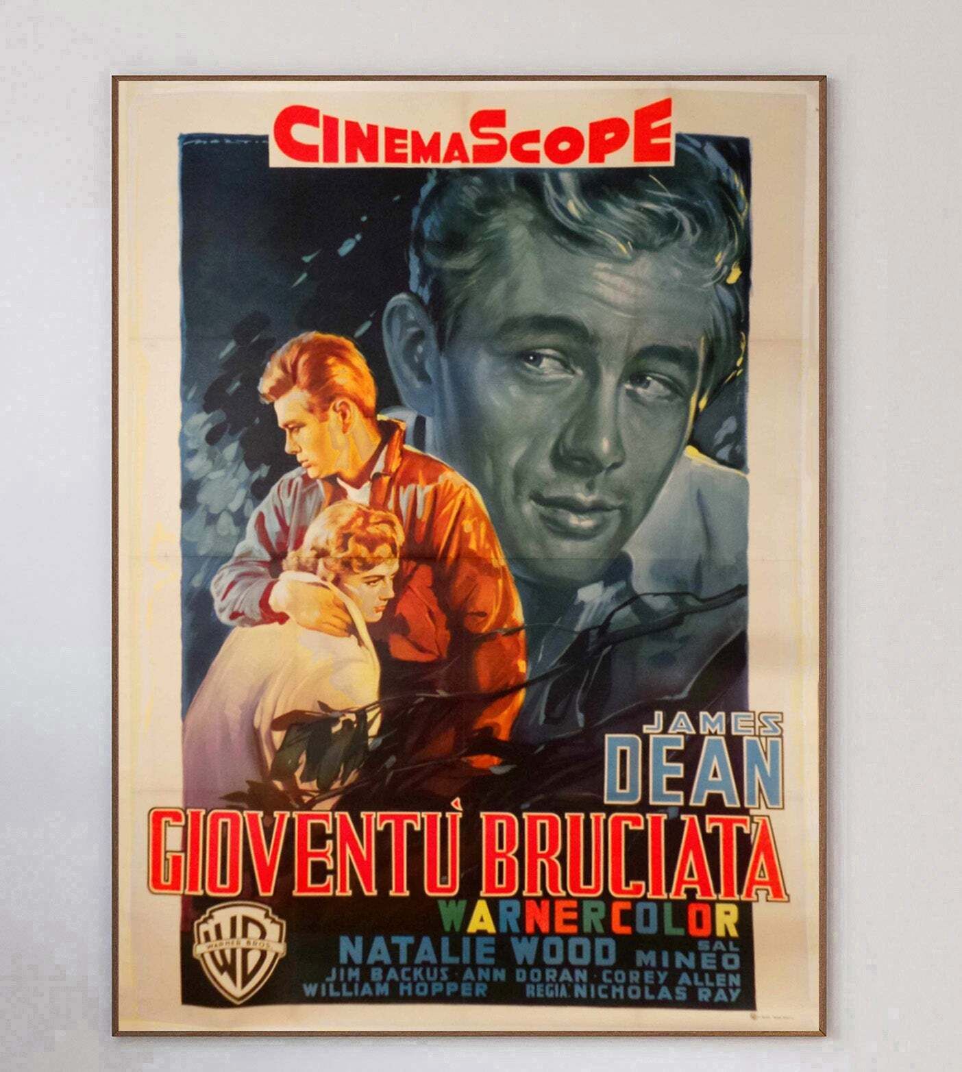 Rebel Without A Cause (Italian)  Original Vintage Poster photo 2818.0