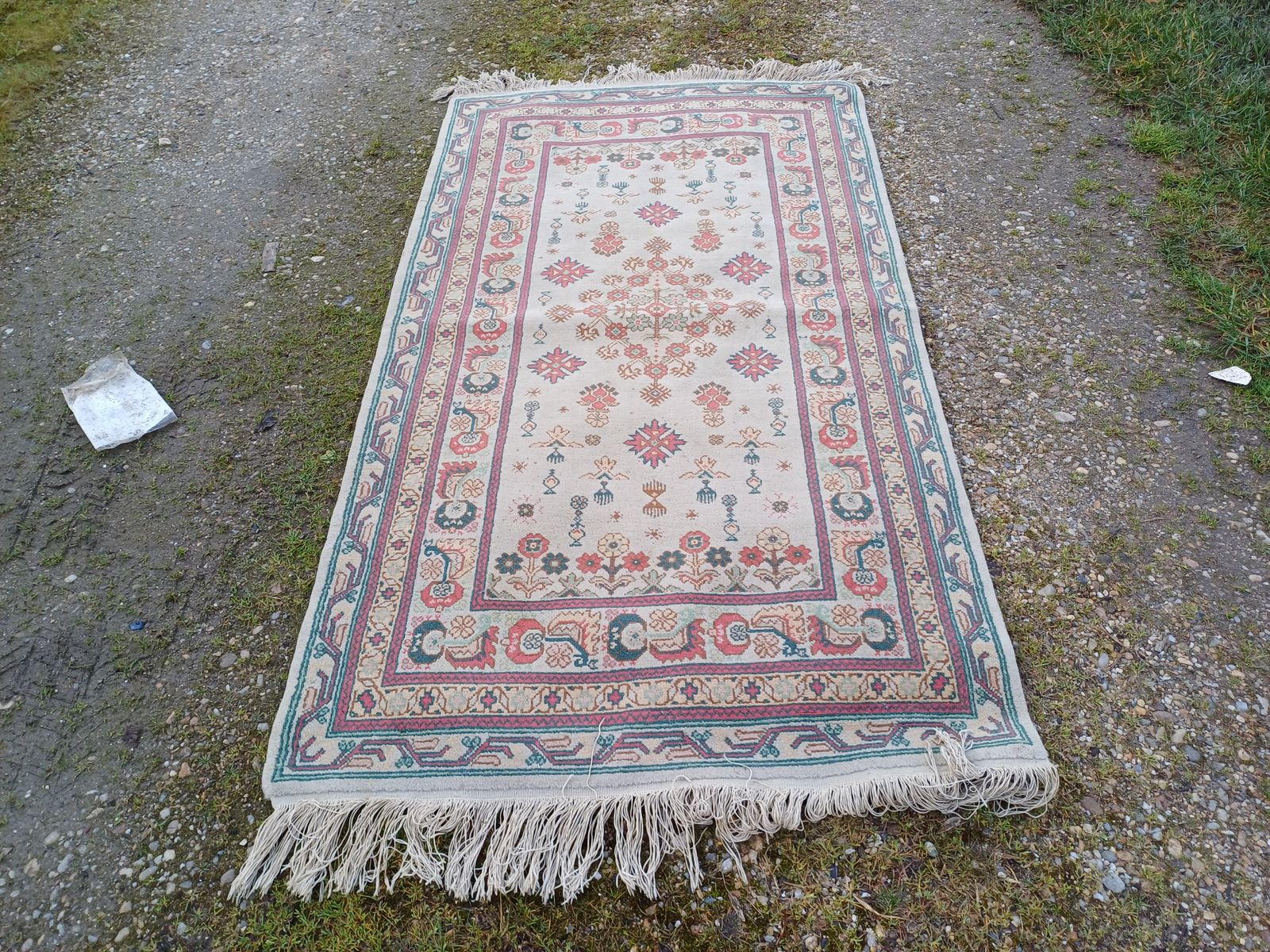 Hand Knotted Wool Oriental Rug photo furniture