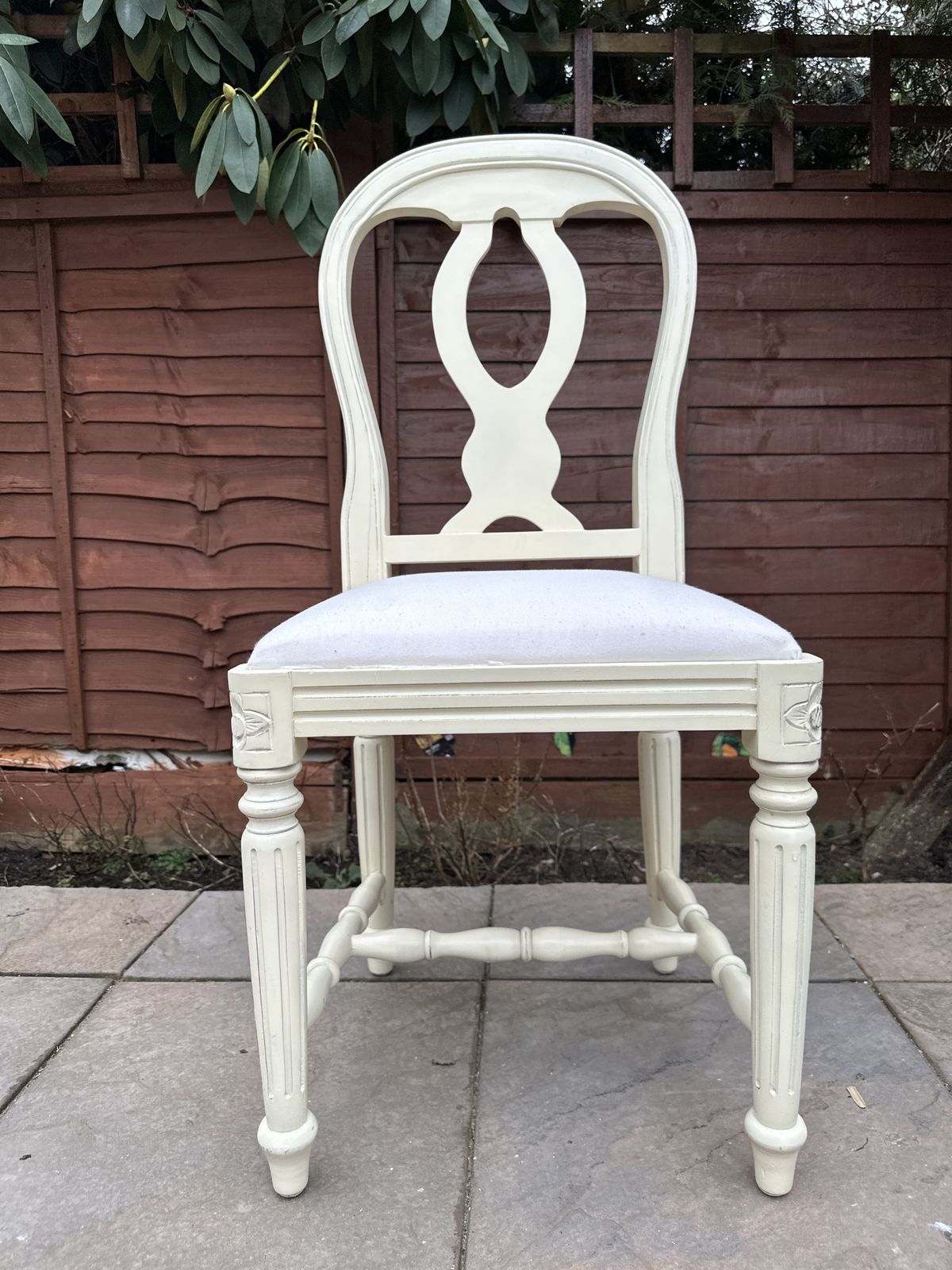Elegant Laura Ashley Gustavian Style Chair   Great Condition photo vinterior