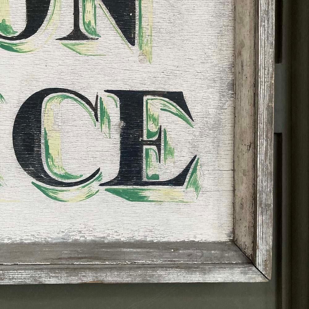 Vintage Painted Wooden Sign   Donington Post Office photo 350.0